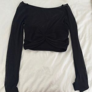 off the shoulder long sleeve
